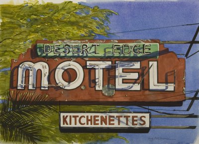 Desert Edge Motel, 2006 by Lucy Masterman